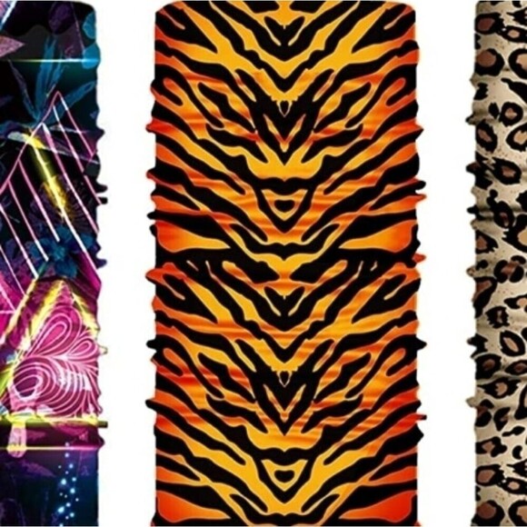 TIGERGRESS stripe neck gaiter - Picture 5 of 6